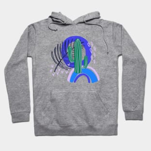 Abstract tropical print Hoodie